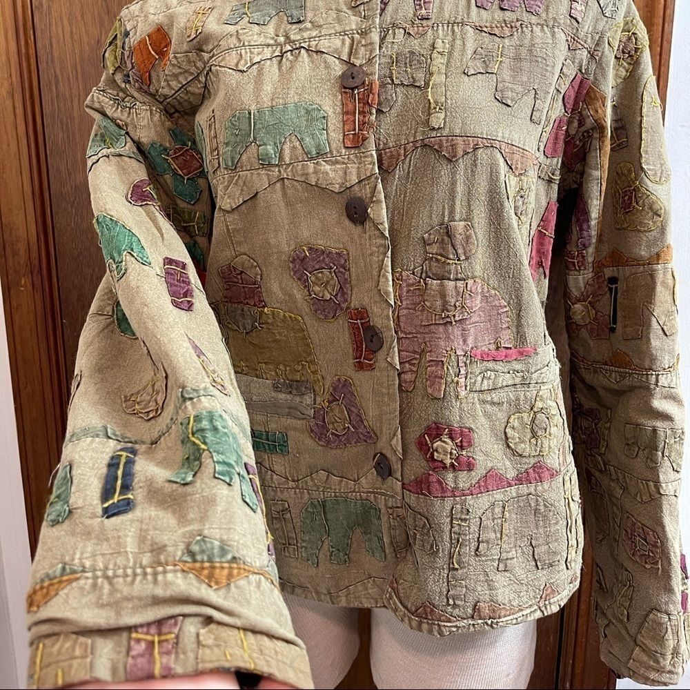 Sacred Threads Multi Colorboho/Hippiejacket - image 3